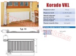 Radiator KORADO Radik VKL typ 10 600x1000