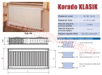 Raditor KORADO Radik Klasik typ 22 500x400