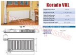 Radiator KORADO Radik VKL typ 11 600x900