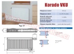 Raditor KORADO Radik VKU typ 21 600x1100