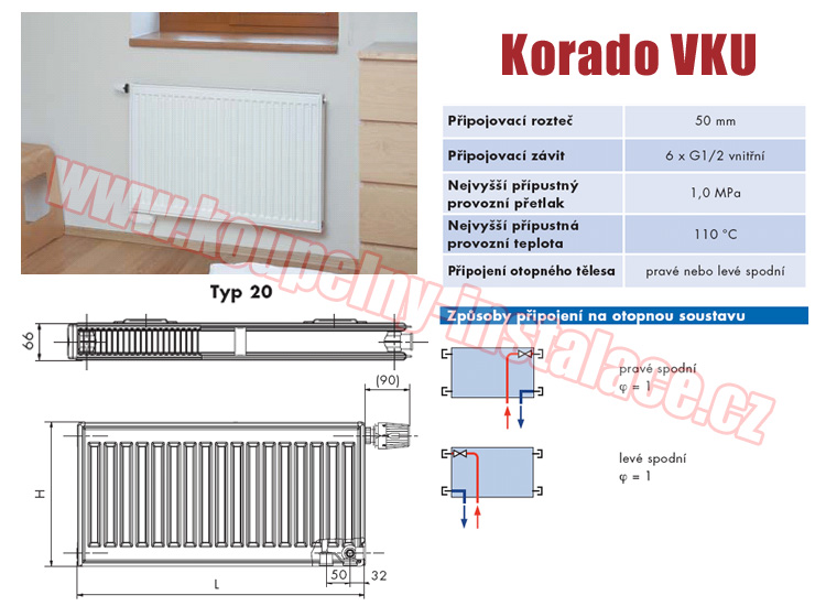 Raditor KORADO Radik VKU typ 20 300x2300 - Kliknutm na obrzek zavete