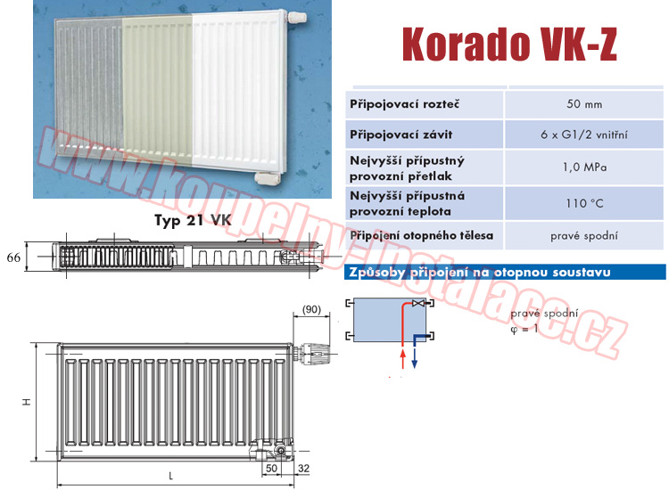 Raditor KORADO Radik VK-Z typ 21 400x500 - Kliknutm na obrzek zavete